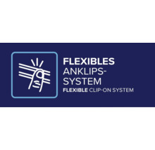 Symbol für ein flexibles Anklips-System