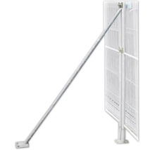 Jambe de force en métal galvanisé pour clôture en panneaux pour stabiliser le poteau de clôture.