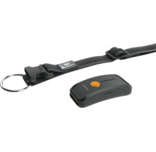 Weenect GPS-Tracker für Haustiere mit passendem Halsband inklusive Klickverschluss und Befestigungsring.