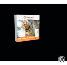 Emballage du traceur GPS Weenect XS pour chats, Black Edition. (Image AI modified or generated)