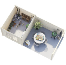 Abri de jardin Palmako Ella 6,9+10 m² 614 x 340 cm gris clair-anthracite