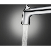 Mitigeur de cuisine avec douchette extractible et jet d eau