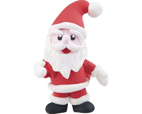 Figurine de Père Noël en pâte à modeler