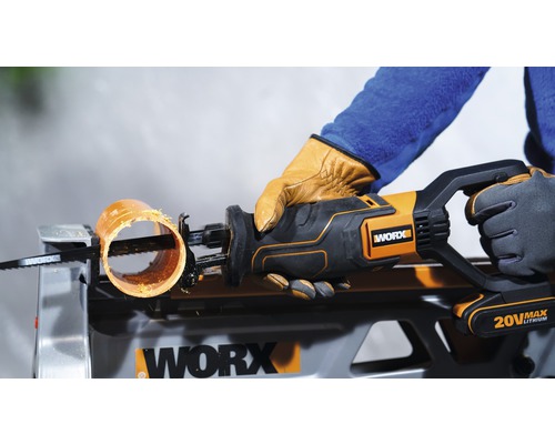 Scie sabre sans fil Worx WX500.9 20V sans batterie ni chargeur