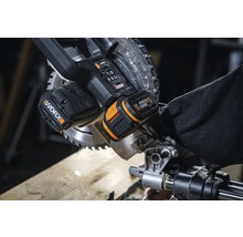 Scie à onglet radiale et à traction sans fil WORX Nitro 20 V 216 mm WX845.9, moteur brushless, sans batterie ni chargeur