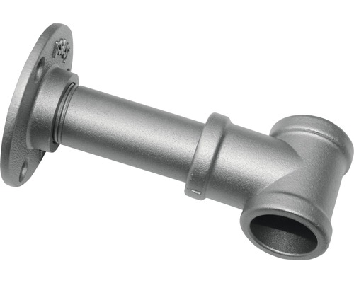 Rohrverbinder mit Flansch zur Wandmontage