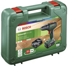 Bosch UniversalDrill 18V Perceuse-visseuse sans fil dans une valise avec batterie