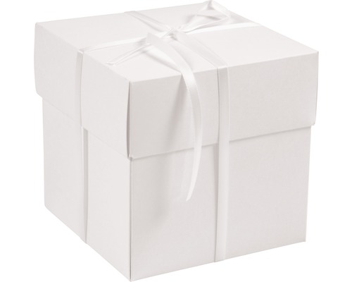 Boîte cadeau avec couvercle et ruban