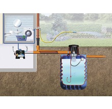Cuve à enterrer 4rain Modularis Pack 10000 l maison (livraison franco bord de trottoir non déchargée)