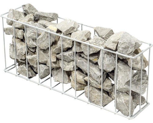 Gabione gefüllt mit Steinen