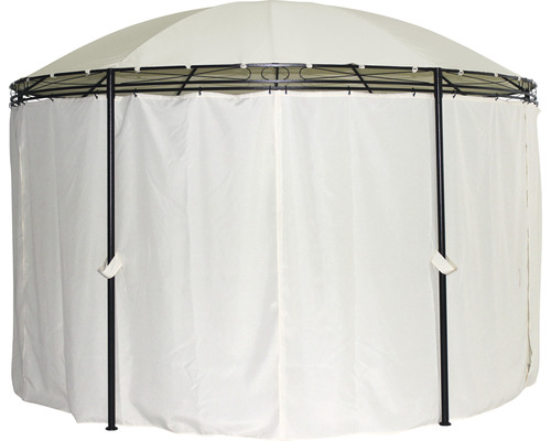 Gartenpavillon mit Vorhängen für den Außenbereich