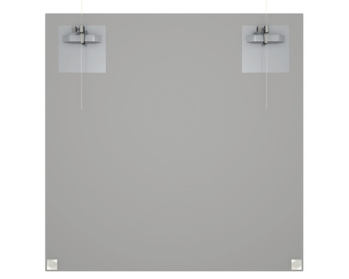 Miroir carré avec suspension
