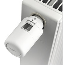 Logo Popp sur le thermostat de radiateur