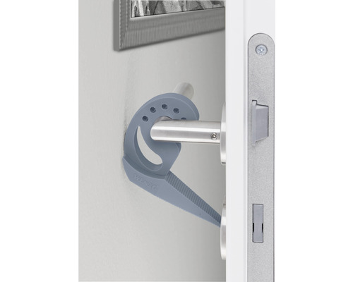 Türstopper aus Kunststoff am Türgriff