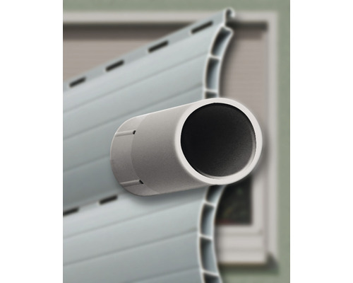 Volet roulant avec moteur tubulaire en détail