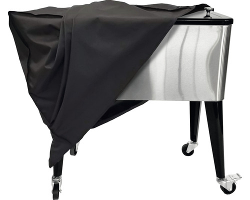 Getränkekühler aus Edelstahl mit Schutzabdeckung