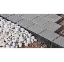 Beeteinfassung, Pflasterkante 100 x 3,8 cm 2er Set schwarz