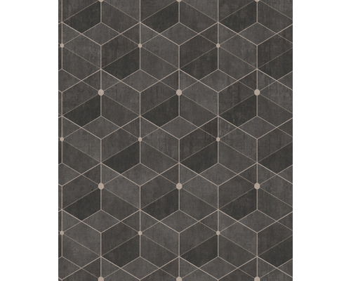 Papier peint avec motif géométrique de cube