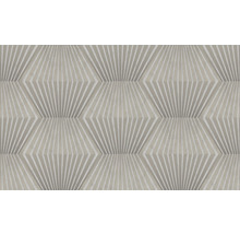 Tapete mit geometrischem Streifenmuster
