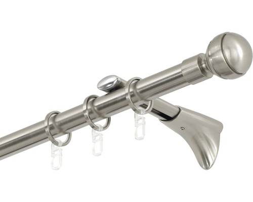 Gardinenstange mit Ringe und Träger