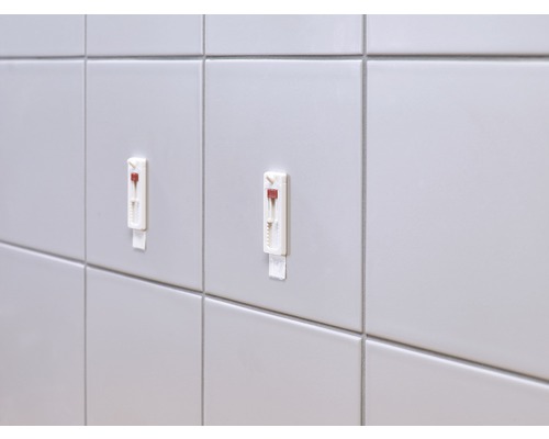 Carrelage avec système de nivellement de carreaux