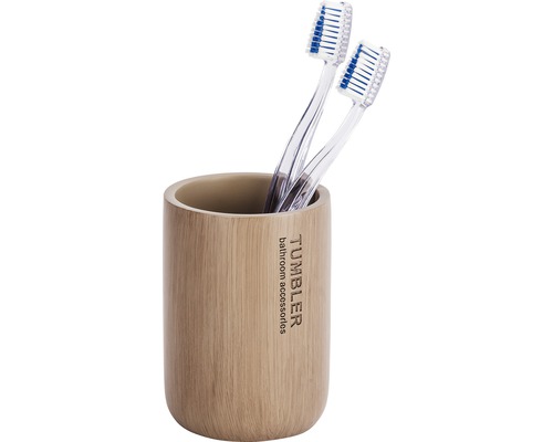 Zahnputzbecher mit Zahnbürsten