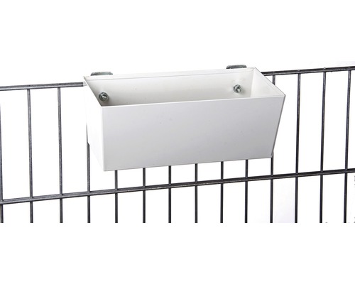 Metall Blumentopf zum Einhängen am Zaun