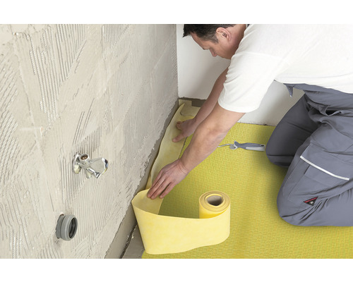 Bande d'étanchéité Dural DURABASE WP pour sol et mur longueur 5 m largeur 15 cm Bande d'étanchéité Dural DURABASE WP pour sol et mur longueur 5 m largeur 15 cm