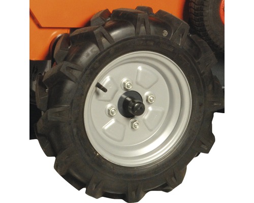 Roue d''un appareil motorisé avec profil de pneu