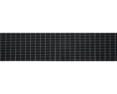 Carreaux noirs avec motif de joints clair