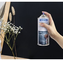 Laque à pulvériser tableau scolaire Maston noir 400 ml