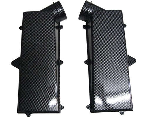 Zwei Carbon Luftfilterkästen für den Fahrzeugmotor