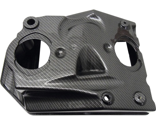 Carbonfaser Abdeckung mit Aussparungen und Befestigungslöchern