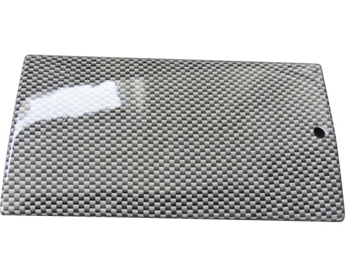 Panneau décoratif aspect carbone avec perçage