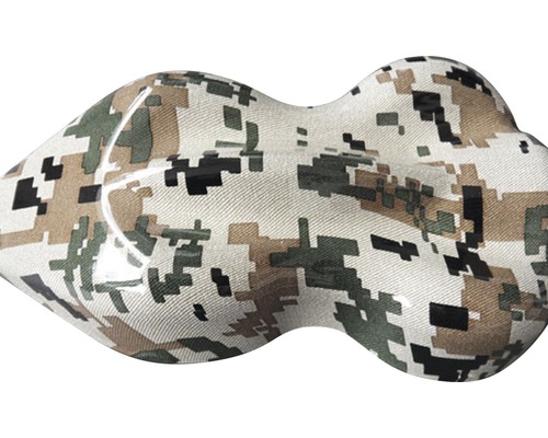 Dekorfolie mit Pixel-Camouflage-Muster