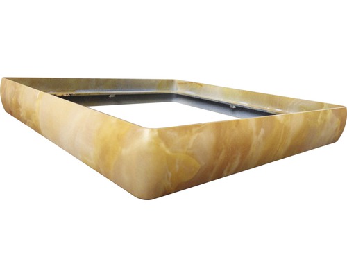 Rechteckiger Rahmen mit Marmorstruktur