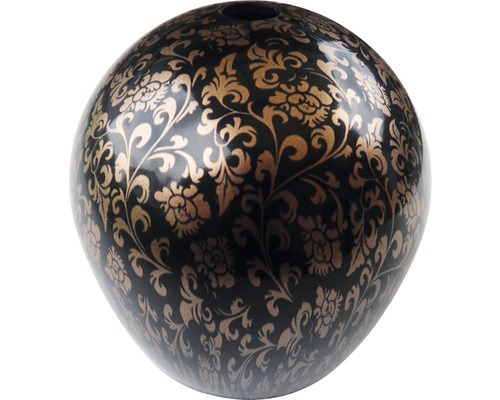 Dekorative Kugelvase mit Blumenmuster