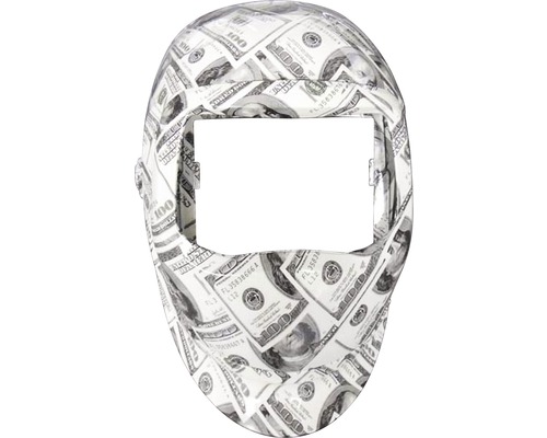 Schweisshelm mit Gelddruck