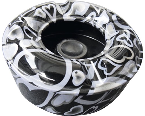 Cendrier avec motif de cœur