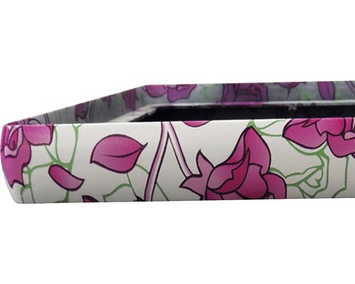 Plateau décoratif avec motif de roses