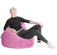 Sitzsack Sitting Point Beanbag Fluffy XL ca. 220 Liter pink 70x110 cm