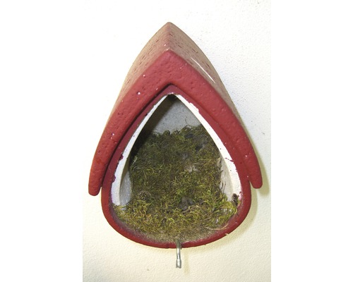 Nichoir rempli de mousse