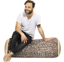 Pouf Sitting Point Dotcom Wood env. 200 litres bois 50x100 cm