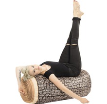 Pouf Sitting Point Dotcom Wood env. 200 litres bois 50x100 cm