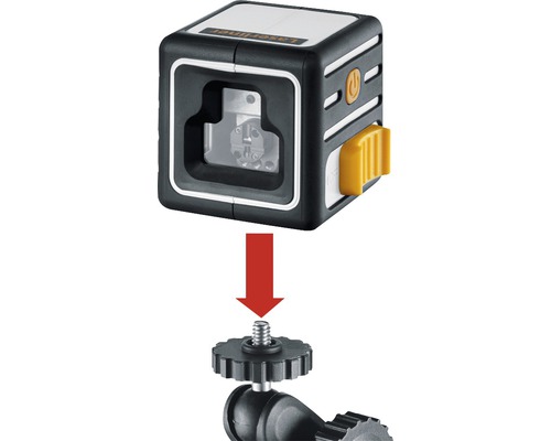 Niveau laser croix Laserliner avec raccord pour trépied pour la fixation