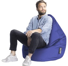Pouf coussin Sitting Point Beanbag Brava XL env. 220 litres bleu foncé 70x110 cm
