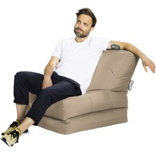 Pouf Sitting Point fauteuil Twist Scuba kaki 90x70x80 cm (déplié 180x70x60 cm)-thumb-5