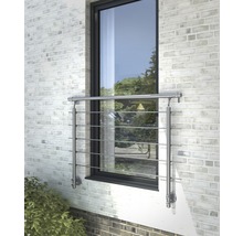 Pertura Silenos Geländer-Komplettset Aluminium mit fünf Edelstahlstäben für Seitenmontage B: 1.50 m-thumb-2 Pertura Silenos Geländer-Komplettset Aluminium mit fünf Edelstahlstäben für Seitenmontage B: 1.50 m-thumb-2