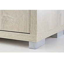 Tarrox Pied de meuble à angle 90 x 28 x 28 mm, gris-thumb-1