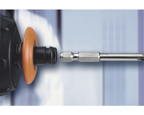 Aufsatz für Bohrmaschine mit Bit